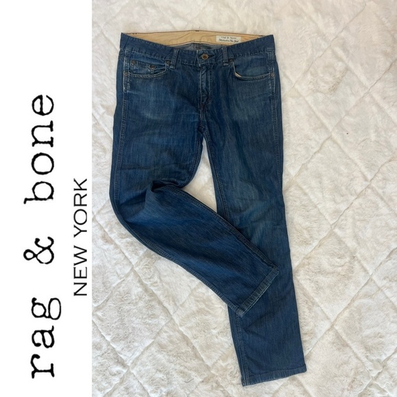 Rag & Bone Denim Jeans RBW6 Indigo - Picture 1 of 9